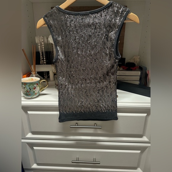 J. Crew Vintage Rib Embellished Tank Top. NWT - Picture 4 of 6